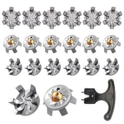 QIzzxiopc 20Pcs Golf Spikes Golf Shoe Spikes Replacements,Golf Spikes for Any Shoe,Suitable for Use on Lawns or Golf Courses., silver