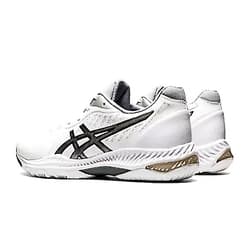 ASICS Women's Netburner Ballistic FF Volleyball Shoes 6.5 White/Black