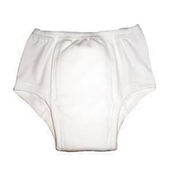 Baby Pants Adult - My First Training Pants - Medium White