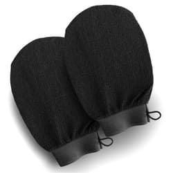 GUARD&MARINE Exfoliating Korean Bath Gloves (Tirkish Kessa Mitts) for Body Scrub, Dead Skin Removal and Deep Cleansing - Set of 2 pcs