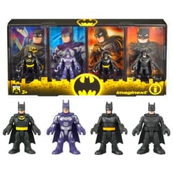 Fisher-Price Imaginext DC Super Friends Batman Toys 85th Anniversary Collection Movie Figure Set for Adult Fans & Preschool Kids Ages 3+ Years
