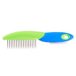 UGroom u groom Handled Combs — Easy-to-Use Combs for Grooming Dogs - 17-Tooth Coarse Comb, 7½