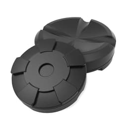 Jack Boss Jack Pad Universal Large Floor Jack Rubber Pads Adapter Pinch,Weld Side Frame Rail Protector Puck/Pad (2 Pack)