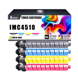 ADFNDA IM C4510 Toner Cartridges Compatible for Ricoh 842526 842529 842528 842527 Toner Cartridge Work for Ricoh IMC4510 IMC6010 IMC5510 IMC7010 Printers