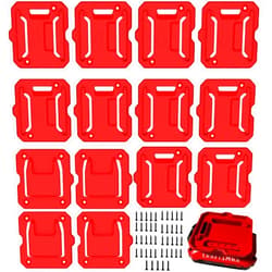 SZWJT-LV 10 Pack Battery Holder for Craftsman 20V Battery Mounts Dock Holder (w/ Screws, No Battery) and 4 Pack Tools Drill Mount Holder Fit for V20 Craftsman 20V Li-ion Drill((No Tool)