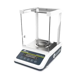 LAB FISH Analytical Balance 120g x 0.1mg Scale High Precision 0.0001g Accuracy Digital Lab Scale Internal & External Calibration for Laboratory Pharmacy Jewelry