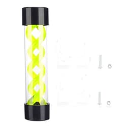 Yoidesu Water Cooling Reservoir G1/4 Threaded T Virus Cylindrical Cooler for Computer Water Cooling System, 200mm,Red/Green/Blue (Green)