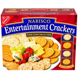 Nabisco Entertainment Crackers Variety Pack, Original Water, Vegetable, Pepper & Poppy, Wheat, 8 Individual Sleeves, 2 lb 8 oz