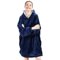 AmyHomie Blanket Sweatshirt,Oversized Sherpa Hooded Blanket Hoodie,Fleecehug Hoodie Wearable Blanket for Women Men Kids