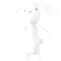 Copper Pearl Grab and Rattle Plush: Soft Stuffed Bunny Plush Baby Rattles, Gentle Sound, Sensory Baby Toys for Entertainment - Bella Bunny