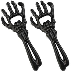 TIHOOD 2PCS Cast Iron Skeleton Hand Themed Beverage Bottle Opener Unique Funny Bottle Opener Metal Bottle Opener Man Halloween Christmas Wine Opener