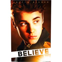 Trends International Justin Bieber - Believe Wall Poster, 19L x 13W, Premium Unframed Version