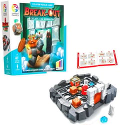 SmartGames Break-Out: A Rolling, Tumbling Block Escape Game with 80 Challenges for Ages 10-Adult