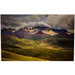 ArtDirect Bayan Har Mountains Sunset 20x13 UnFramed Art Print Poster Ready for Framing by Zhen Yu, James