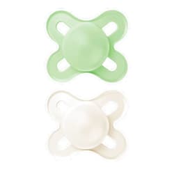 MAM Original Start Matte Newborn Baby Pacifier, Best Pacifier for Breastfed Babies, Sterilizer Case, Unisex, 0-3 Months (Pack of 2)