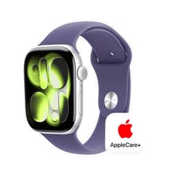 Apple Watch Series 11 [GPS 46mm] Smartwatch with Silver Aluminium Case with Purple Fog Sport Band - M/L. Sleep Score, Fitness Tracker, Health Monitoring with AppleCare+ (2 Years)