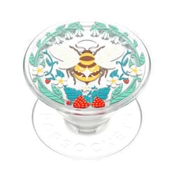 PopSockets Plant-Based Phone Grip with Expanding Kickstand, Eco-Friendly - Bee Boho