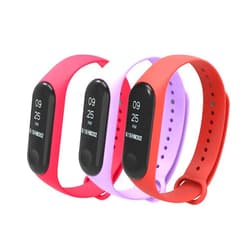 T-BLUER Colourful Replacement Band Strap Wirstband for Xiaomi Mi Band 3/Mi Band 4 Band Smart Bracelet Accessories(No Tracker)