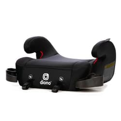 Diono Solana 2 XL 2022, Dual Latch Connectors, Lightweight Backless Belt-Positioning Car, 8 Years 1 Booster Seat, Black