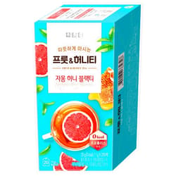 Damtuh Grapefruit Honey Black Tea – Fruity & Sweet Herbal Tea Blend, 20 Tea Bags (1g each)