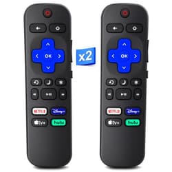 OMAIC 【Pack of 2】 Replacement for Roku-TV-Remote, Compatible for TCL Roku/Hisense Roku/Onn Roku/Sharp Roku Series Smart TVs (Not for Roku Stick and Box)