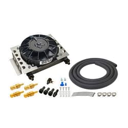 Derale 13950 Atomic-Cool Remote Cooler , Black