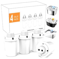 SwSun Dog Water Fountain Filters Replacement 4 Packs, 2 Months Set of Replacement Filters for SwSun 2/2.6 Gallons Large Dog Water Fountain