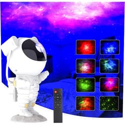 Fitzladd Star Projector Galaxy Night Light, Tiktok Astronaut Space Projector, Starry Nebula Ceiling LED Lamp with Timer and Remote, Kids Room Decor Aesthetic, Gifts for Christmas, Birthdays, Valentine's Day