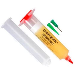 Chip Quik SMD29130CC Tack Flux no clean in a 30cc syringe w/plunger & tip