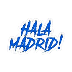 Sticker Hala Madrid Sticker - My STICKER Design - Sticker Graphic