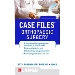 By Eugene C. Toy (Author), Andrew J. Rosenbaum (Author), Timothy Roberts (Author), Joshua S. Dines (Author) & 1 more Format: Kindle Edition Case Files Orthopaedic Surgery (LANGE Case Files)
