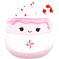Squishmallows Kellytoy Christmas 2024 Squad Plush, 16 Inch Ethel The Hot Chocolate with Candy Cane -Stuffed Animal Toy