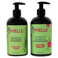Generic New Mielle - Rosemary Mint - Biotin Infused - Encourages Growth Hair Products for Stronger and Healthier Hair - Shampoo & New Conditioner Styling Bundle Set 2 PCS
