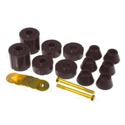 KarParts360 Pro-thane Body Mount Bushing Kit For Chevy K10/K20/K30 1975-1980 - 12 per Pack | GM | Black | 7-104-BL