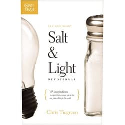 By Chris Tiegreen (Author) The One Year Salt and Light Devotional: 365 Inspirations to Equip and Encourage You to Live Out Your Calling in the World