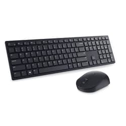 Dell KM5221W Pro Wireless Keyboard and Mouse Combo, Programmable Keys and Battery Indicator Light - Black