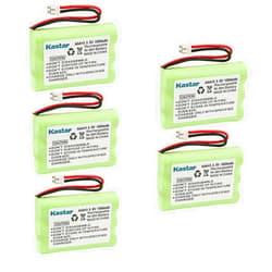 Kastar 5-Pack Ni-MH Battery 3.6V 1000mAh Replacement for Motorola Digital Video Baby Monitor W/Wi-Fi Internet Viewing MBP662CONNECT, MBP662CONNECT-2, MBP662CONNECT-3, MBP662CONNECT-4, MBP662CONNECTPU