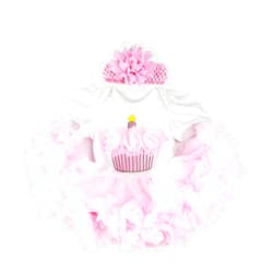 TUTU Pink Crown Reborn Baby Dolls Clothes for 20-23 Inch Pure Handmade 2 Pieces Reborn Doll Baby Girl Clothing Set