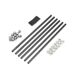 AIBOAT 3D Printer Accessories - 200MM 4x6 MM Diagonal Push Rod L200 with Magnetic Ball Joint and Steel Ball for 3D Printer