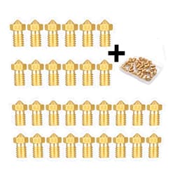 ACMYCH 30PCS 0.2mm 3D Printer Extruder Nozzles for E3D V5 V6