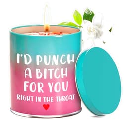 Hocis Scented Candle Birthday Gifts for Women - Valentines Galentines Day Gifts for Her Girlfriend Mothers Day Christmas Stocking Stuffers for Sister Friendship Funny ldeas White Elephant