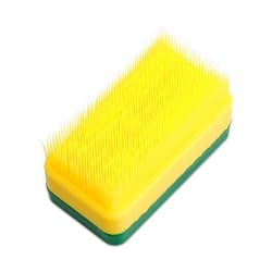 HIC Kitchen Corn Brush and Vegetable Scrubber, Dual-Textured Bristles