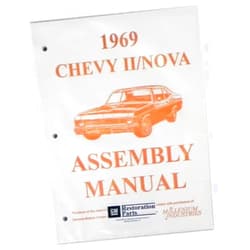 Inline Tube Replacement For 1969 Chevrolet Nova Chevy II Factory Assembly Manual