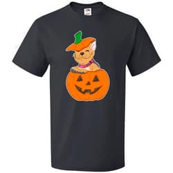 inktastic Pumpkin Puppies Halloween French Bulldog T-Shirt