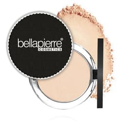 bellapierre Compact Mineral Foundation SPF 15 | Vegan & Cruelty Free Natural Makeup | Full Coverage Matte Foundation | Hypoallergenic | Oil & Talc Free - 0.35 Oz - Latte
