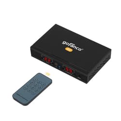 gofanco 1080p HDMI Extender Over IP Ethernet – Receiver Unit (RX) ONLY for HDExtIPv2 Kit – 1080p, 394ft (120m), Many to Many, Matrix Configurable Over CAT5e / CAT6 (HDExtIPv2-RX)