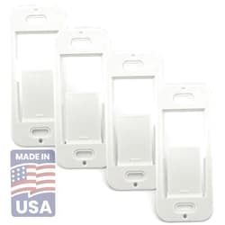 Delta Loom Wall Plate Bracket for Lutron Caseta Pico Remote (4 Pack) | Snap-in Wall Mount Holder for Lutron Pico Smart Remote | Seamless No-Wobble Installation | Durable Low-Profile Wall Bracket