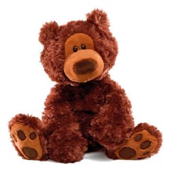 Gund Philbin Classic Teddy Bear, Premium Stuffed Animal for Ages 1 and Up, Chocolate Brown, 12”