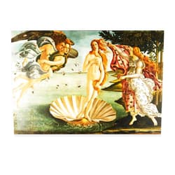 Yimissrui Sandro Botticelli Canvas Wall Art - The Birth of Venus Prints Poster - Famous Classic Renaissance Oil Painting Wall Decor for Living Room Office Bedroom Unframed (12x18in/30x45cm)