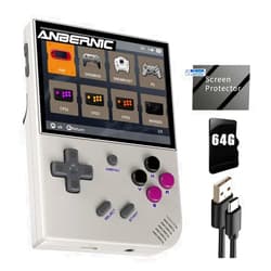 Jorasem RG35XX Classic Retro Handheld Game Console ltra-compact size and portable case 3.5 inches IPS full view screen Comes with over 5000 built-in games and 15+ pre-installed emulators RG35XX